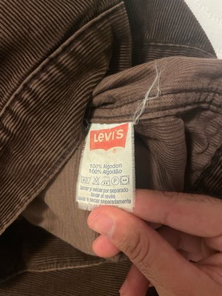 Tejana Levi's Vintage Pana Marrón