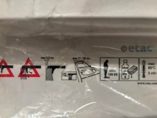Sedile vasca ETAC Fresh 69cm con maniglia arancione