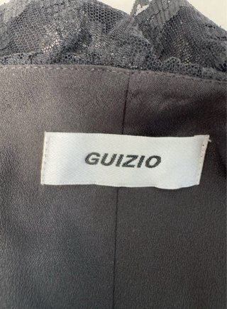 Blusa Guizio Negra Encaje