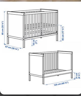 Cuna IKEA Sundvik Blanca