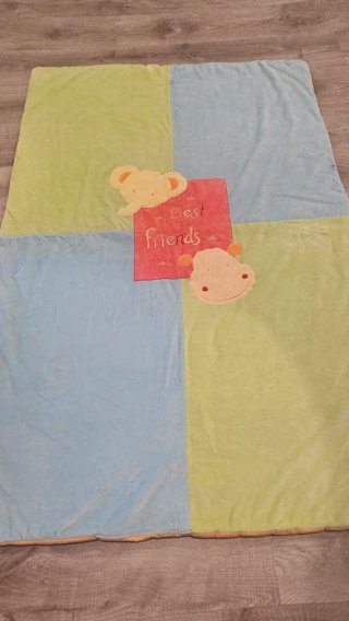 Edredón Cuna Patchwork Animales Best Friends