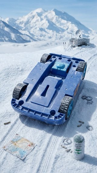 Action Man Rally Ártico con figura de Hasbro 90s