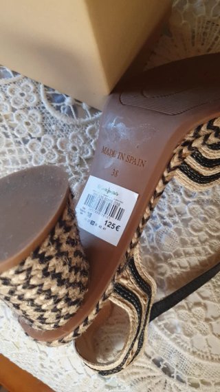 Sandalias Talla 38 (usadas 1 vez)