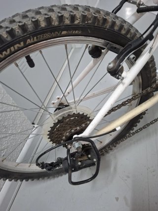 Bicicleta Rockrider Blanca