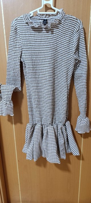 Vestido Shein Beige Talla S