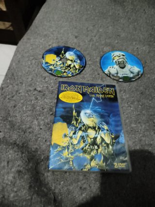 DVD Doble Iron Maiden Live After Death