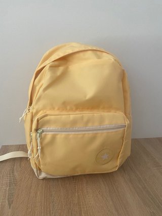 Mochila Converse Amarilla y Beige