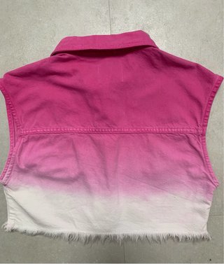 Chaleco vaquero Bershka degradado Talla S