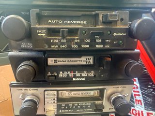 Lote 5 Radios Coche Antiguas Ford, Hitachi