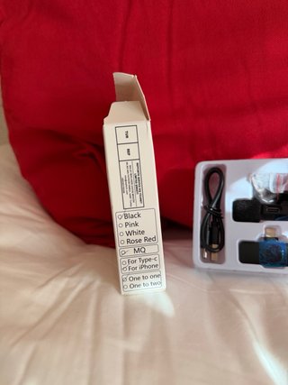 Micrófono Lavalier Inalámbrico para iPhone
