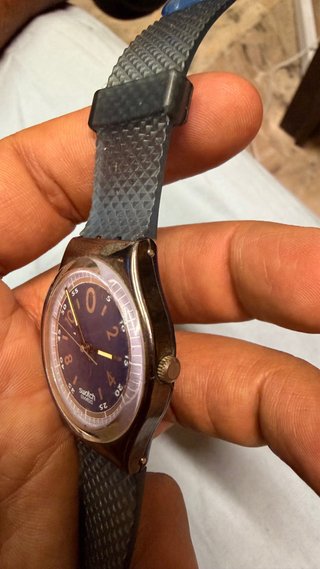Swatch Orologio Vintage Blu AG 1990