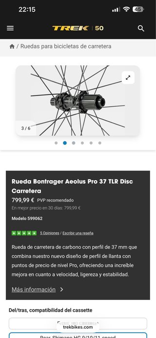 Llanta Rueda Trasera Aeolus 37pro sin disco.