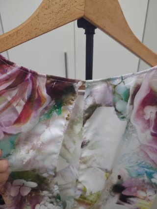 Vestido Zara Estampado Talla L