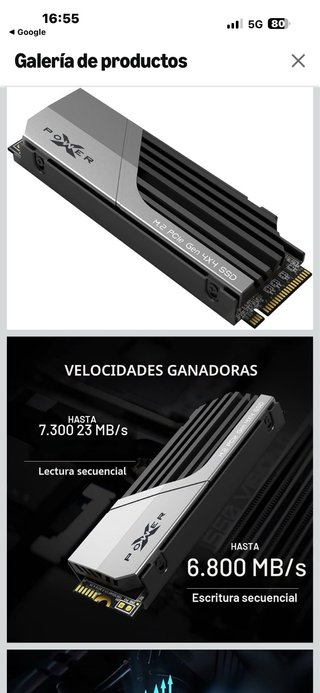 SSD 2 TB Silicon Power XS70 M.2 NVMe