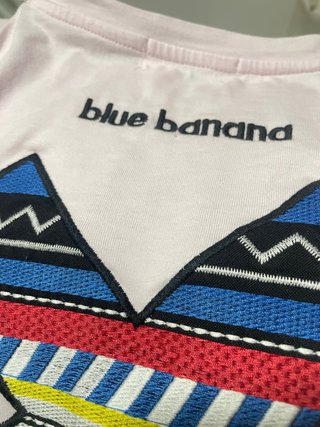 Camiseta Blue Banana rosa Palo Talla M