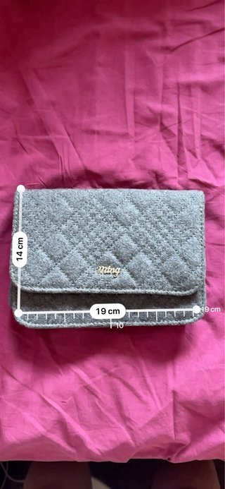 Bolso Mustang Gris acolchado