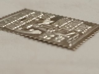 Sello Plata 50 Cts. Cuevas del Almanzora
