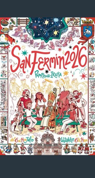 Cartel San Fermín 2026