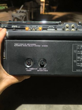 radiocasete Sanyo M9998K de colección años 70 USA