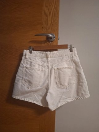 Shorts blancos Mango Talla S
