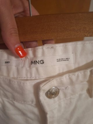 Shorts blancos Mango Talla S