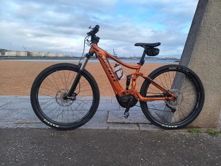 Bicicleta Eléctrica Montaña Naranja