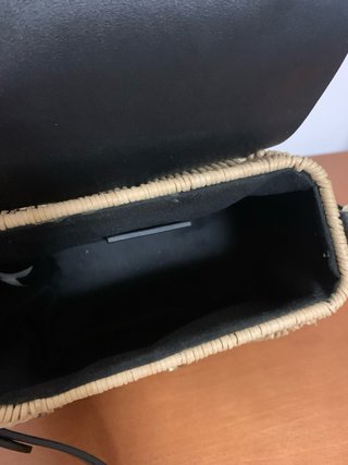 Mala Parfois bege e preta