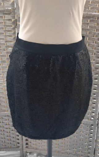 Falda mini lentejuelas Stradivarius Talla S