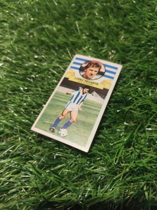 Cromo Lopez Recarte fichaje R.Sociedad 85/86