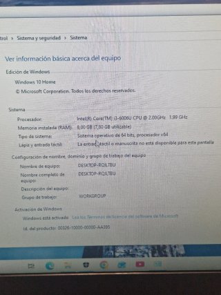 Lenovo V110-15ISK Portátil Negro