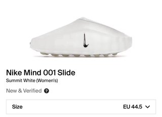 Chanclas Nike Mind 001 Summit White Talla 44.5