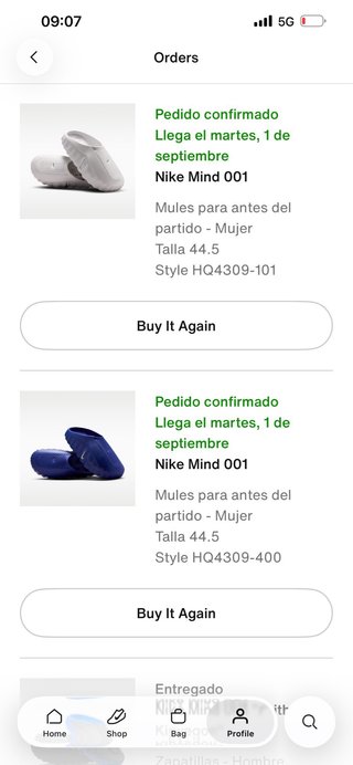 Chanclas Nike Mind 001 Summit White Talla 44.5