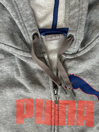 Sudadera Puma Vintage Gris Jaspeado