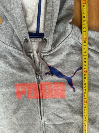 Sudadera Puma Vintage Gris Jaspeado