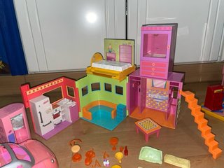 Polly Pocket Casa, Coche y Accesorios