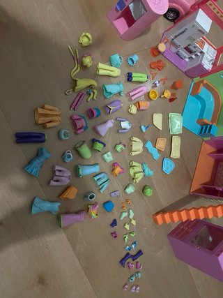 Polly Pocket Casa, Coche y Accesorios