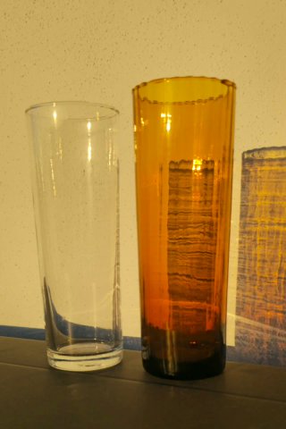 Set 5 Vasos Vintage Ámbar