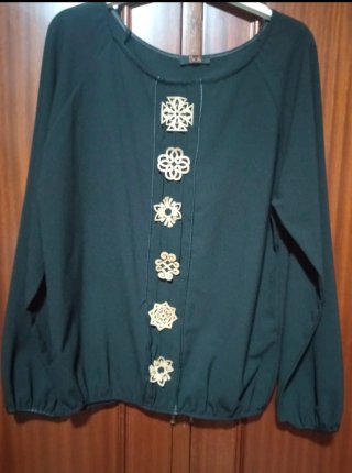 Blusa Talla Única de color negro