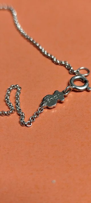 Pulsera TOUS Oso Negro Plata 19 cm