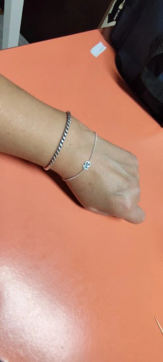 Pulsera TOUS Oso Negro Plata 19 cm