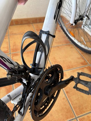 Bicicleta de montaña blanca para chica