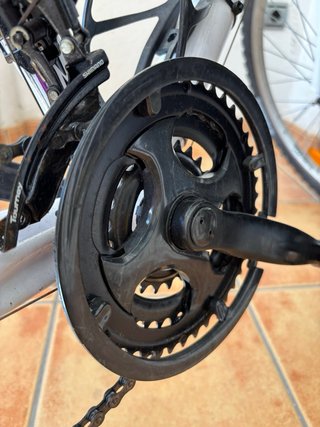 Bicicleta de montaña blanca para chica
