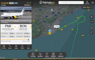 Radar Aéreo ADS-B de escritorio en tiempo real