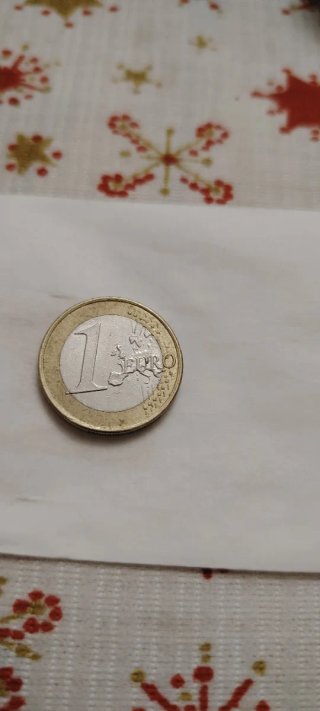1 Euro España 2020 Error Metal