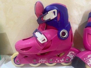 Patines en línea rosas y morados
