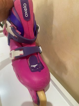 Patines en línea rosas y morados