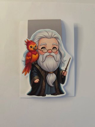 Marcapáginas magnético Dumbledore y Fénix