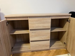 Aparador Rovere 2 Porte e 3 Cassetti