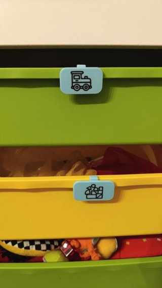 Sistema de etiquetas IKEA TROFAST – Impresión 3D