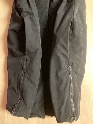 Chaleco maxi acolchado Zara negro